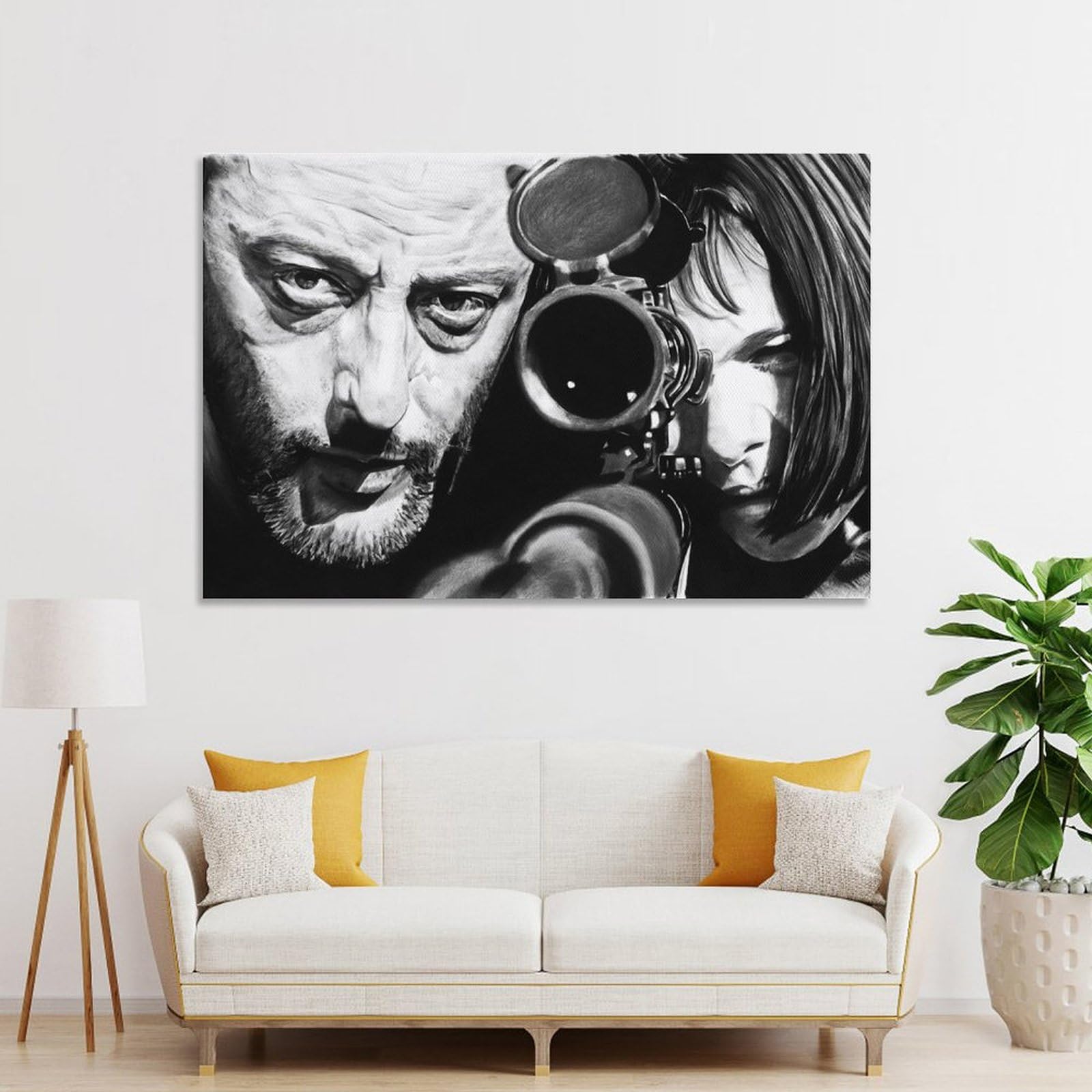 No.288フレーム付きキャンバスアート　映画ポスター　LEON インテリア絵画 No.288フレーム付きキャンバスアート 映画ポスター LEON インテリア